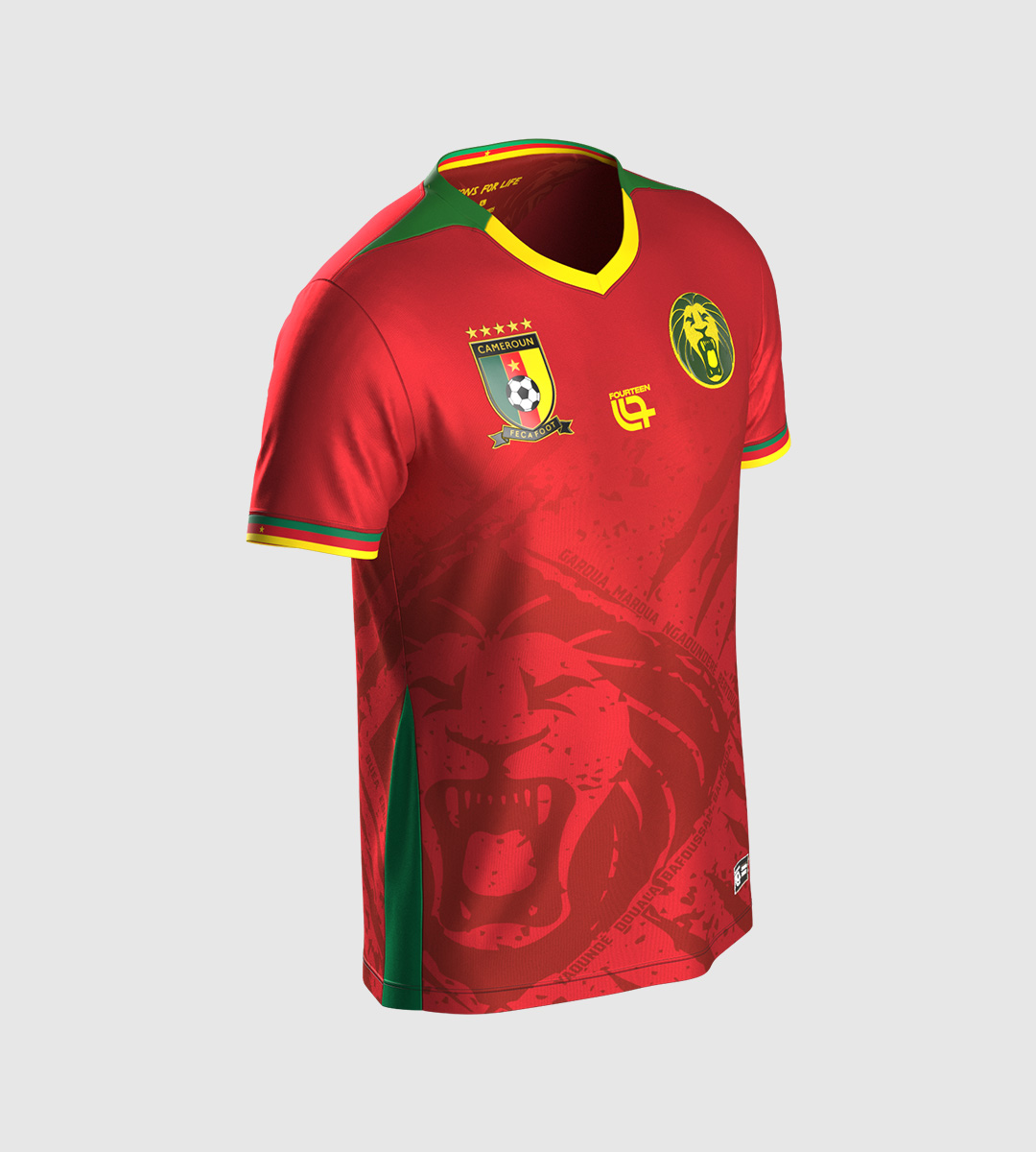 Fecafoot - Kids Players Stadium Jersey - Away
